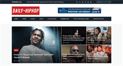 Desktop Screenshot of daily-hiphop.com