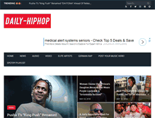 Tablet Screenshot of daily-hiphop.com
